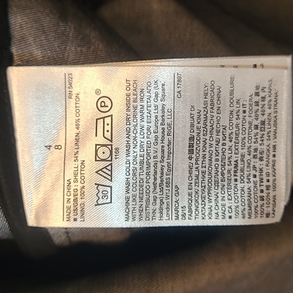 Gap Sleeveless Scoop Neck Black Chambray Fit & Flare Ballet Dress w/pockets Sz 4 - Picture 13 of 17